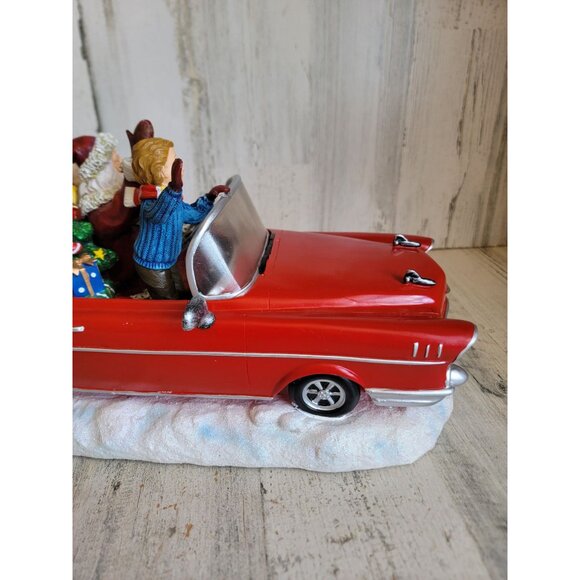 Ridgefield home Santa Claus red car light up music toy tree kid figure - Picture 7 of 11